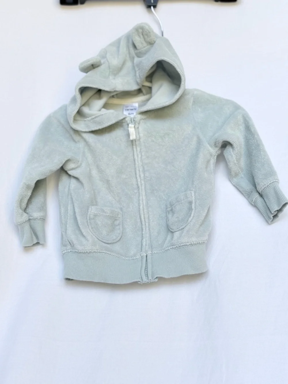 Carter's Baby 3-Piece Velour Bear Ear Hoodie Set 6mth